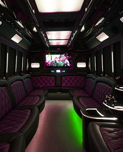 lexington limo bus interior