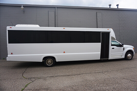 party bus interior